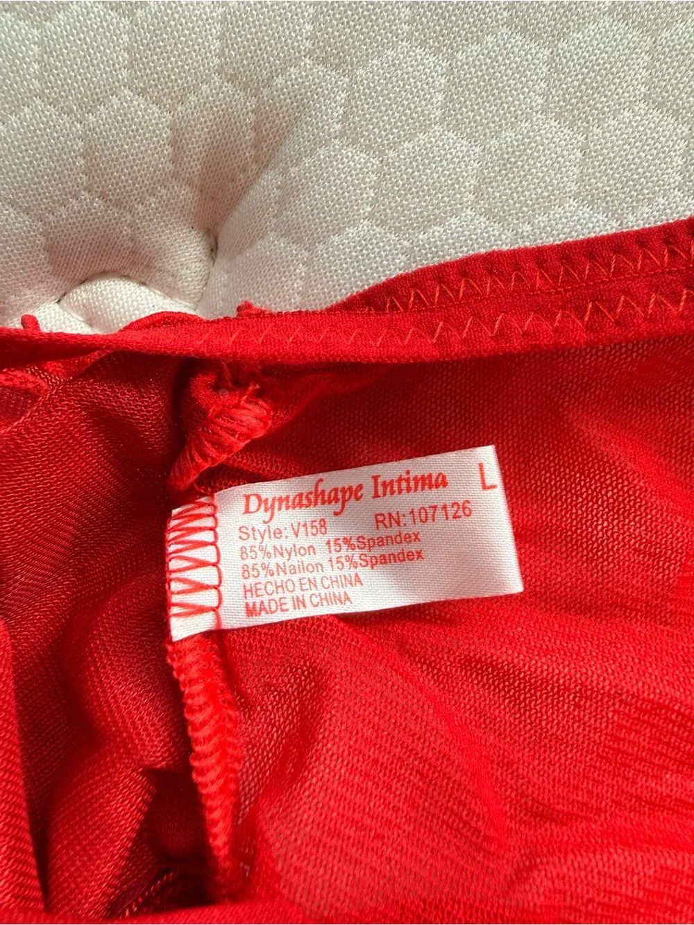 Red Lace-Trim Cropped Cami Tank Top - Picture 3 of 3